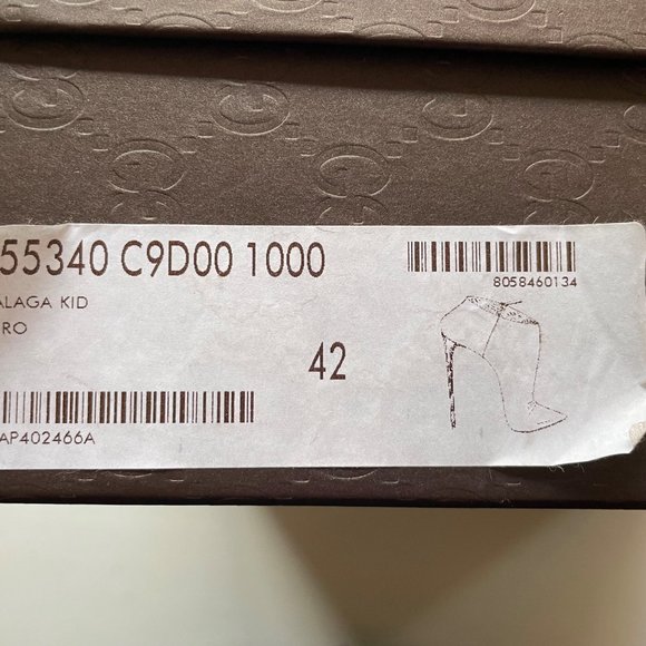 Gucci Boots, Black Size 42/12